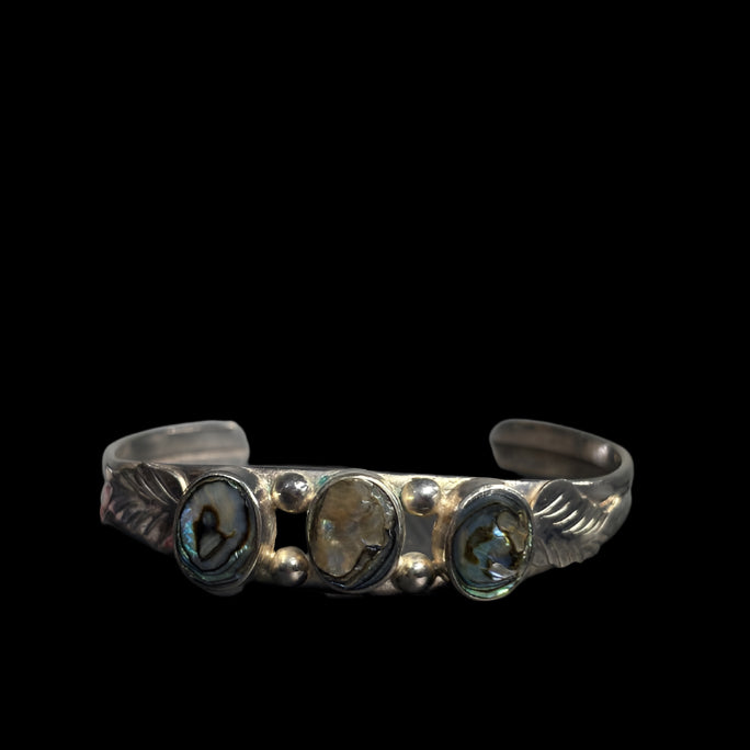 925 Abalone Taxco Navajo Bracelet