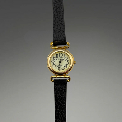 Utopia Analog Leather Watch