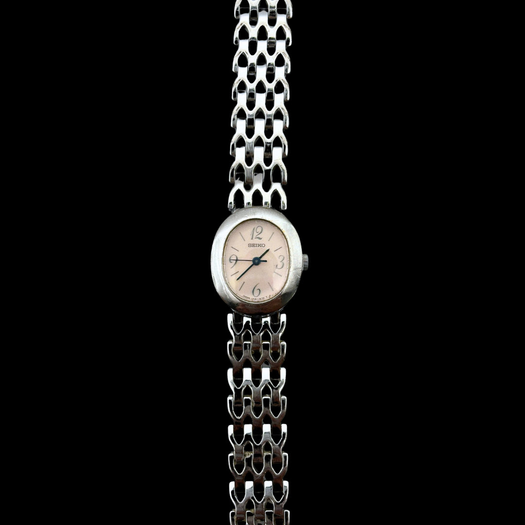 Seiko Exceline Iridescent Pink Dial Analog Watch
