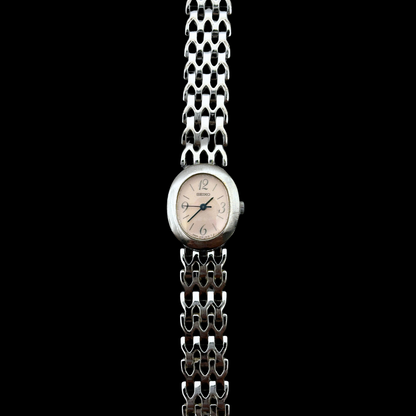Seiko Exceline Iridescent Pink Dial Analog Watch