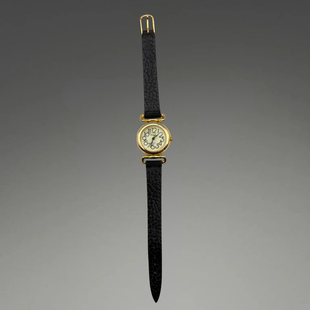 Montre Utopia en cuir analogique