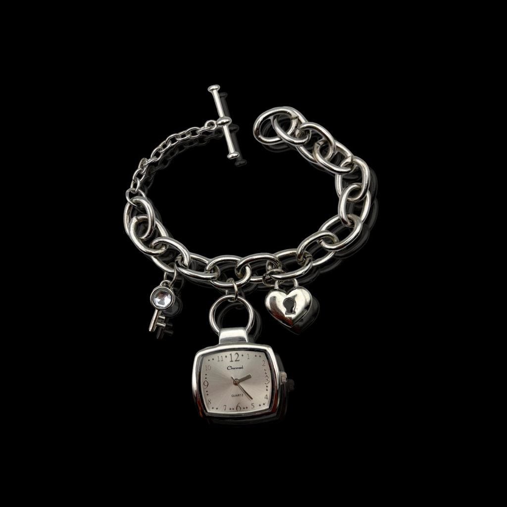 Vintage "Charmed" Charm Watch Bracelet