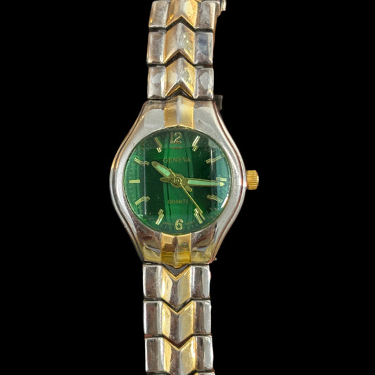 Geneva Two-toned Green Dial