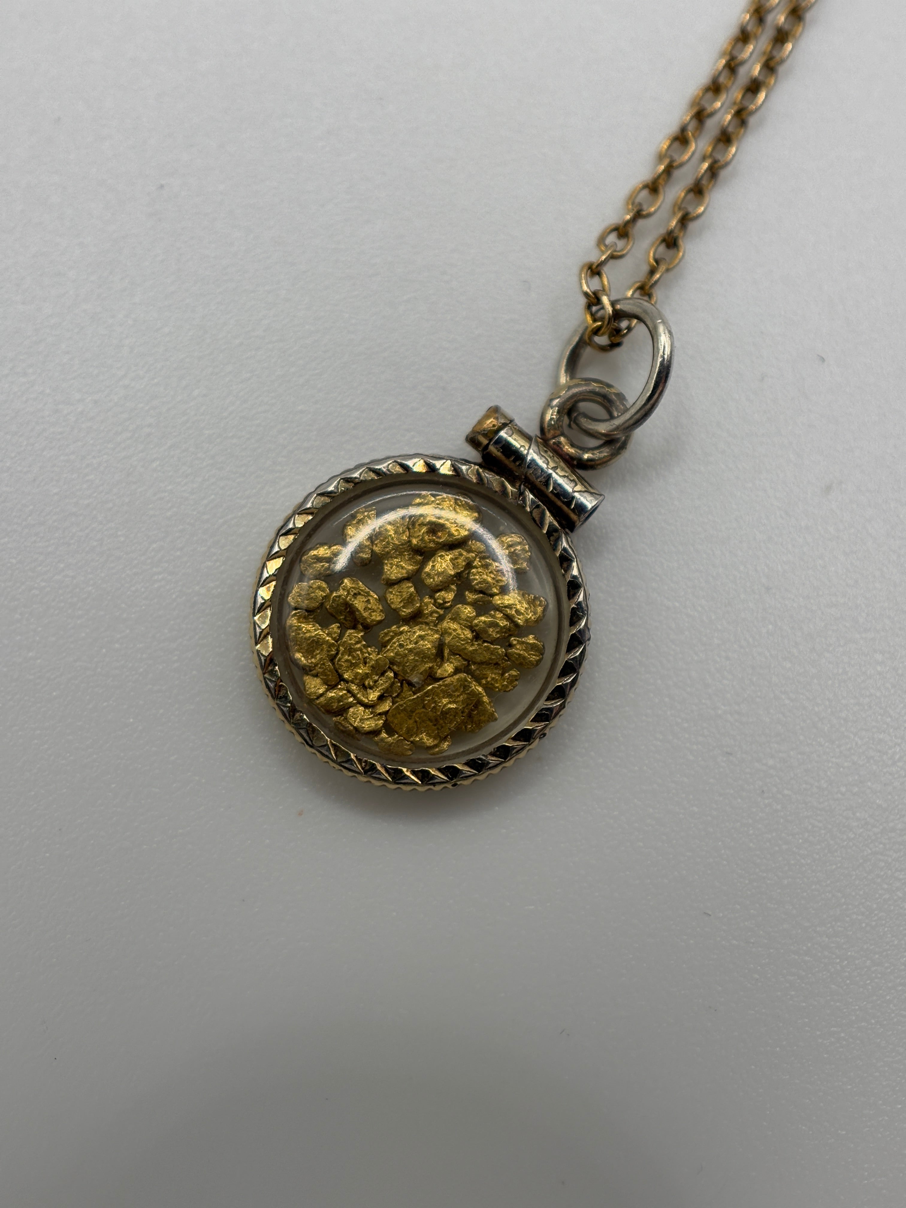 Collier Shaker en Or Laminé 22 carats Rare