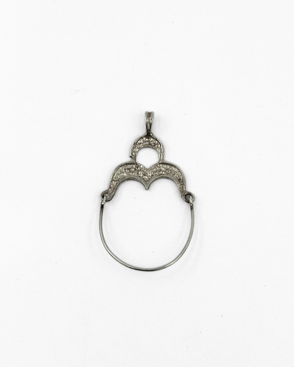 Sterling Silver Charm Enhancer Pendant
