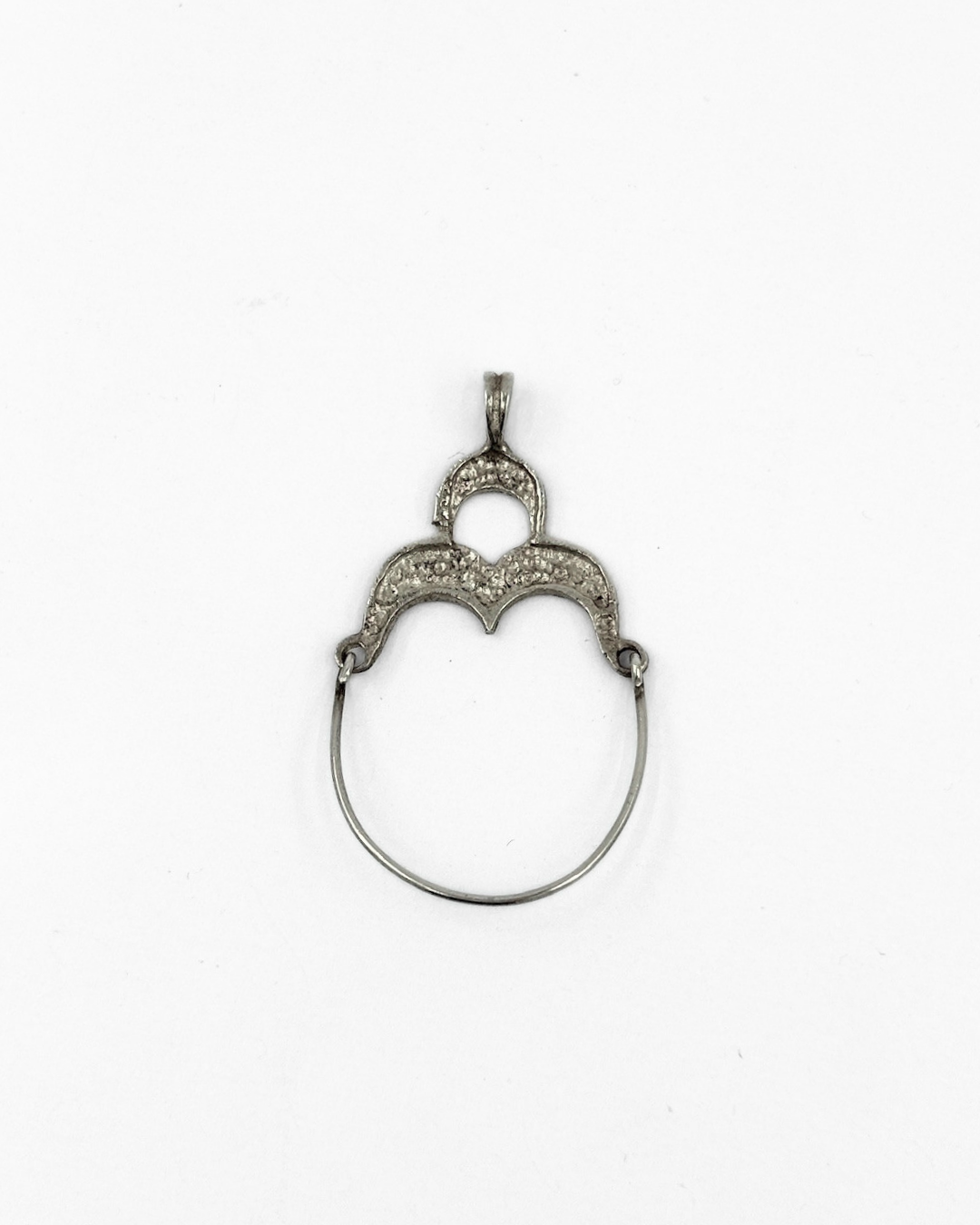 Sterling Silver Charm Enhancer Pendant