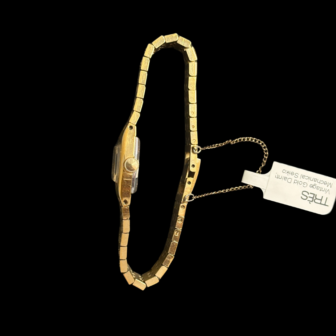 Vintage Gold Dainty Mechanical Seiko