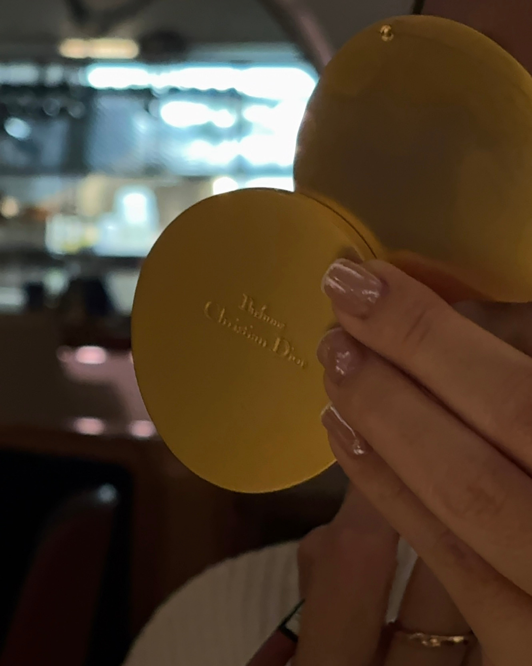 Rare Vintage Dior Sliding Compact Mirror