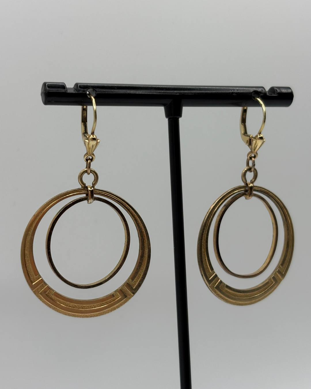 Rolled Gold Disc Hoops