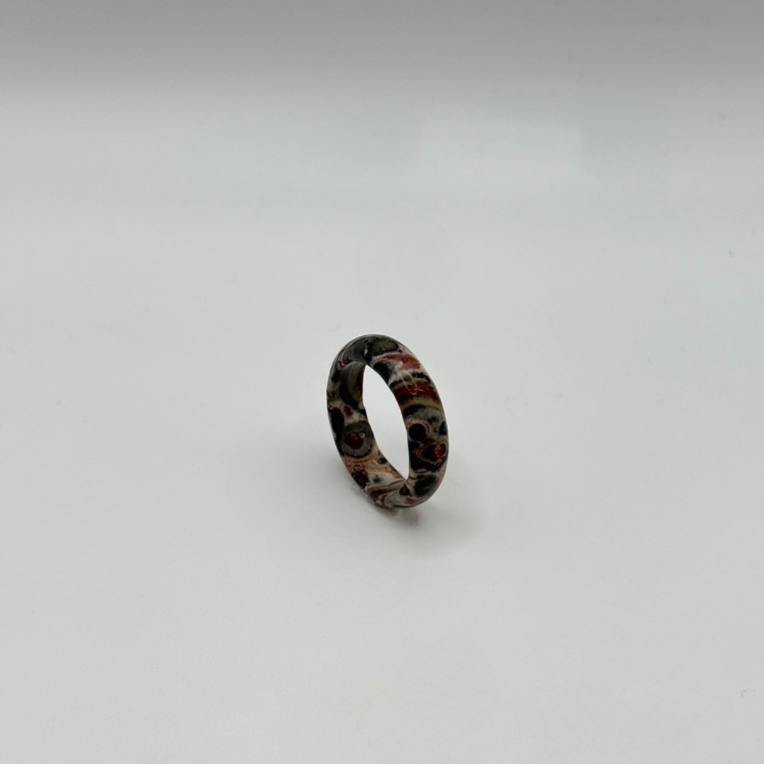 Leopard Skin Jasper Ring