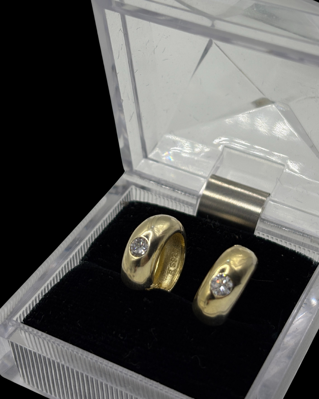 Ross Simons CZ Stone Huggies