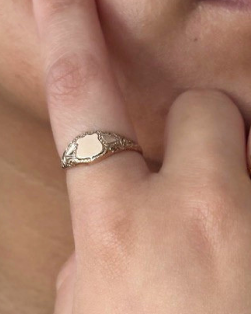 Rose Gold Filled Signet