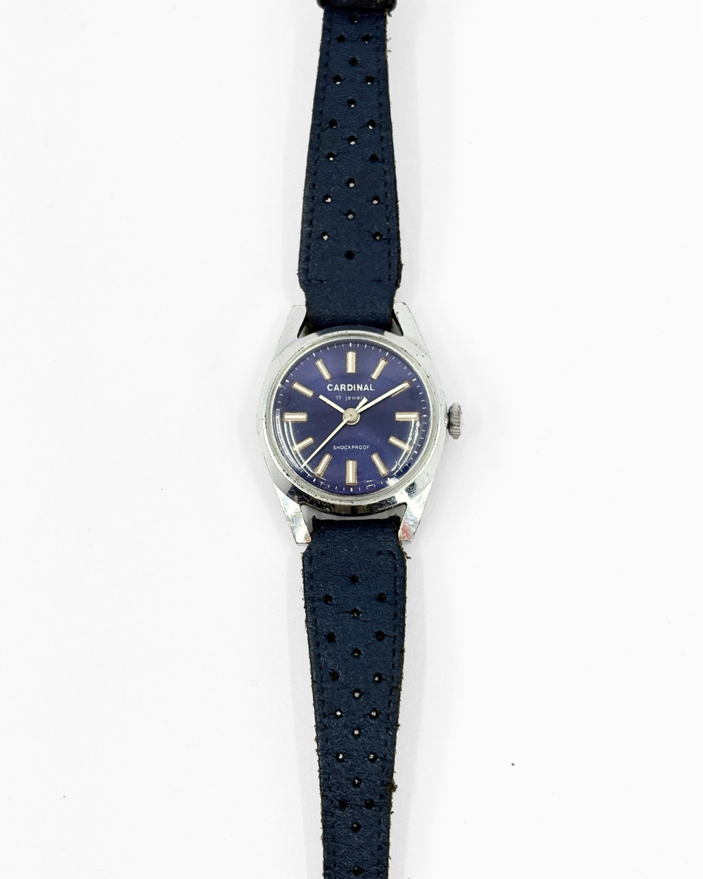 Cardinal Blue Dial Manual Watch