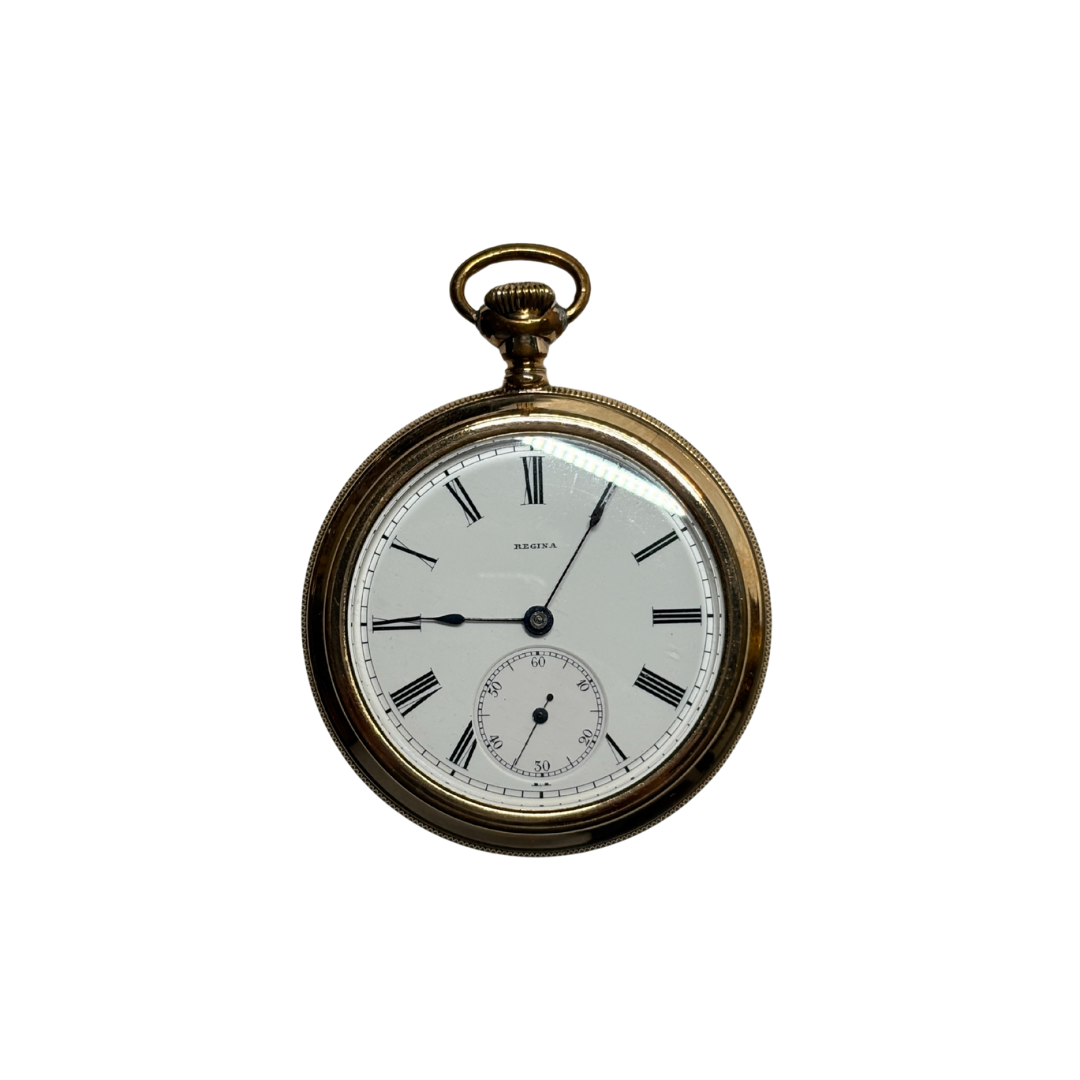 Gold Filled Regina Pocket Watch
