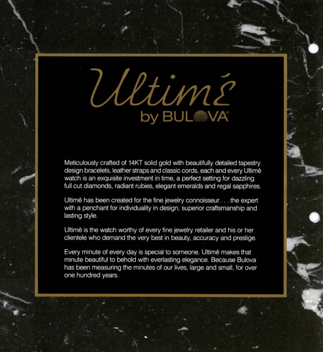 Bulova P6 Quartz ultime
