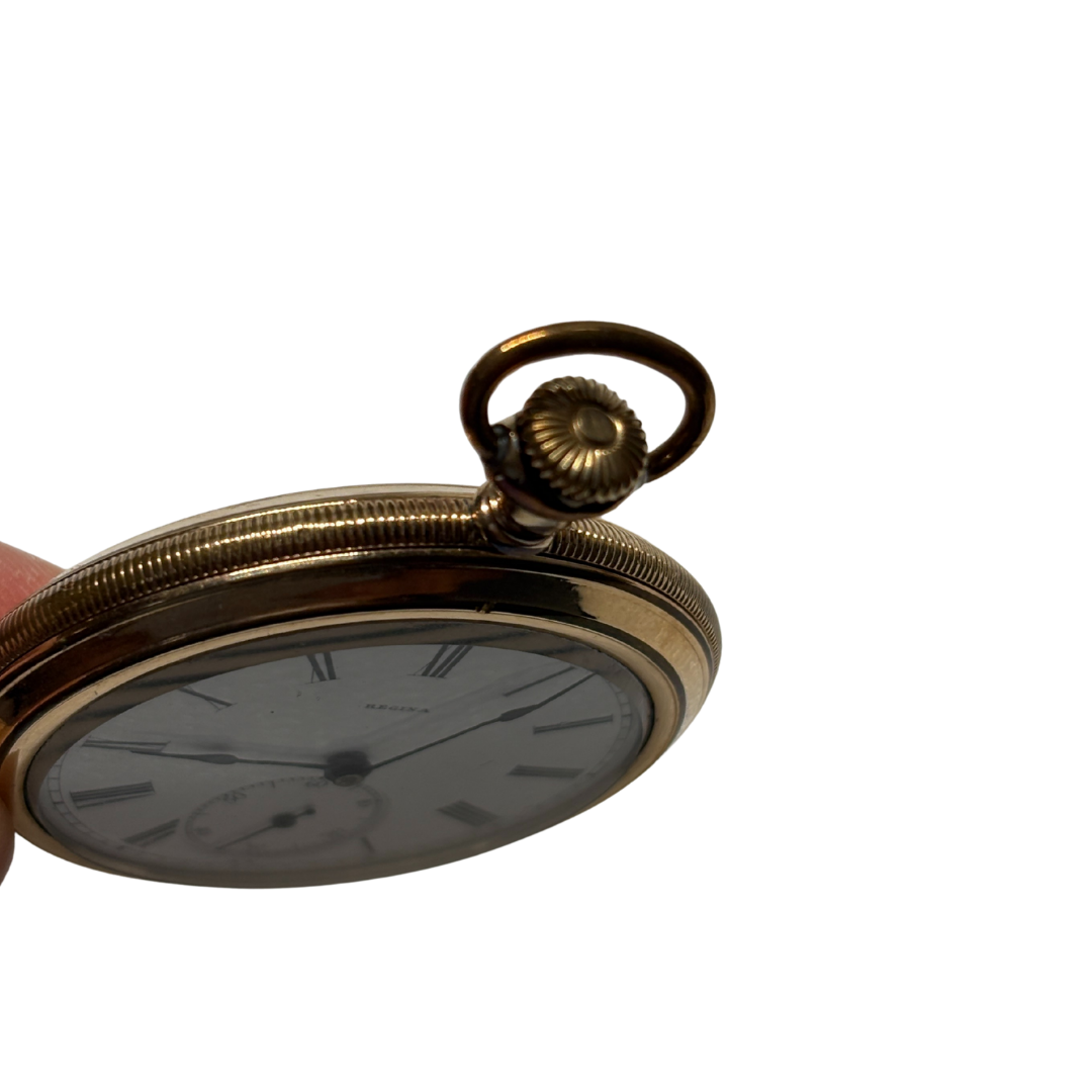 Gold Filled Regina Pocket Watch