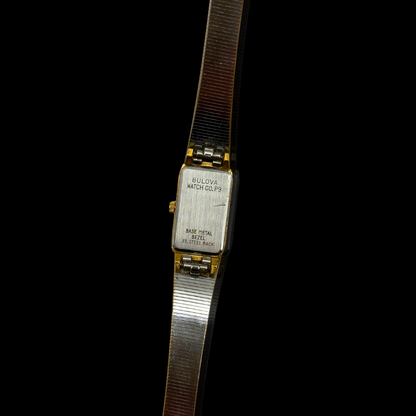 Vintage Gold Bulova Quartz Watch
