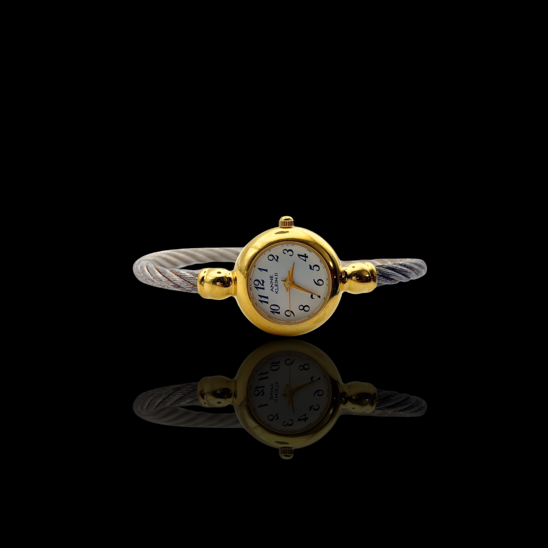 Vintage Anne Klein Two-tone Bangle