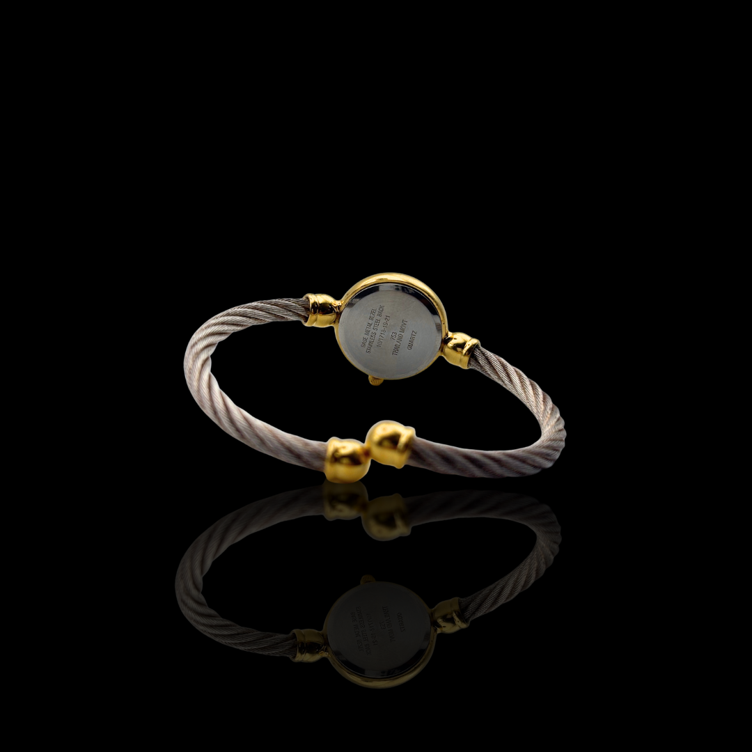 Vintage Anne Klein Two-tone Bangle