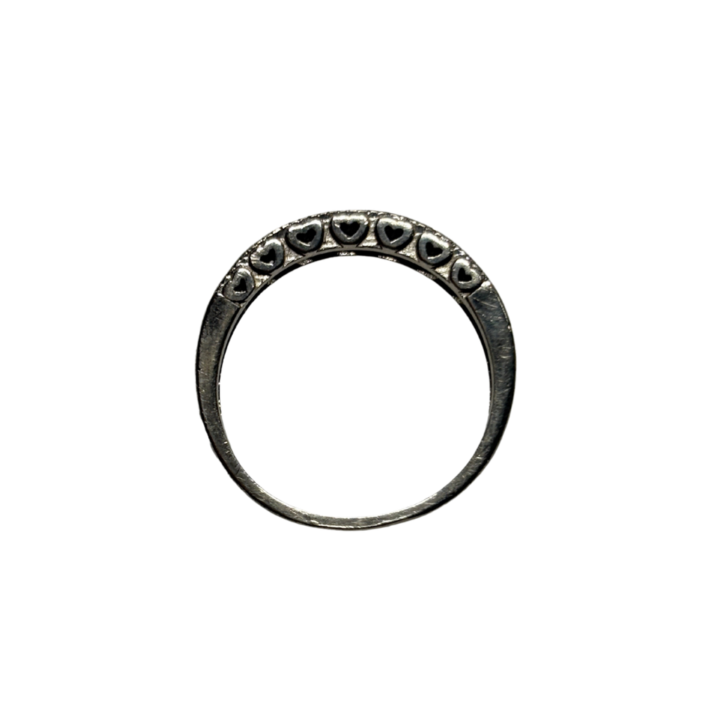 925 Cubic Zirconia Heart Ring