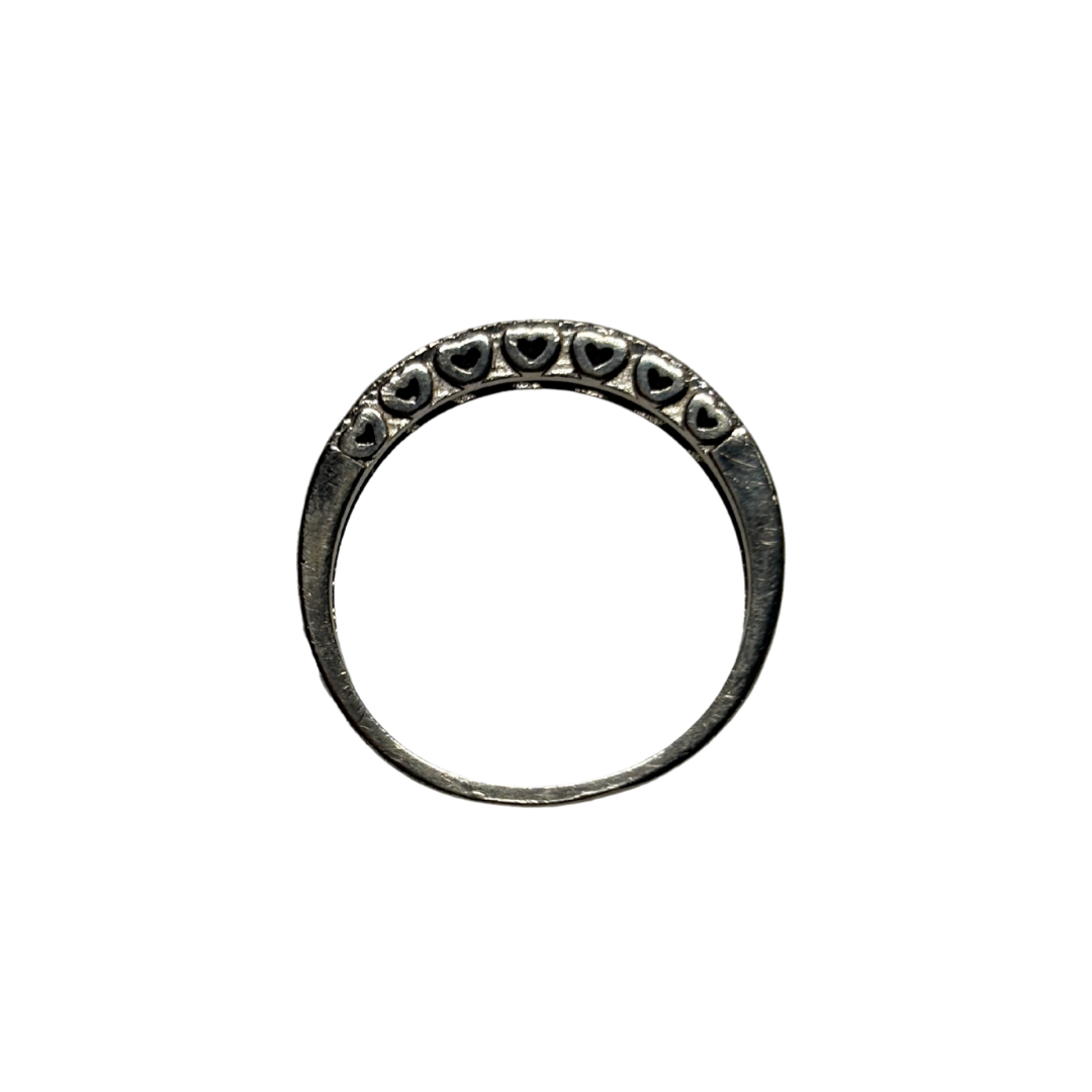 925 Cubic Zirconia Heart Ring