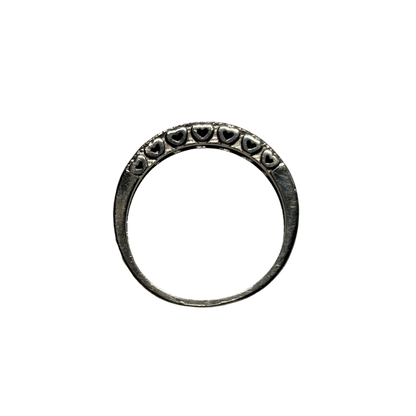 925 Cubic Zirconia Heart Ring