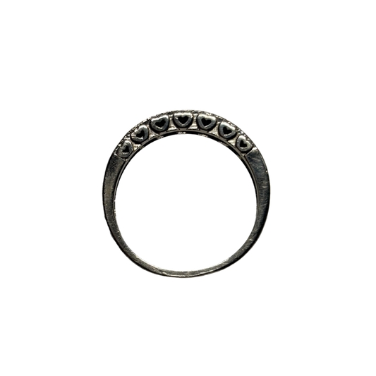 925 Cubic Zirconia Heart Ring