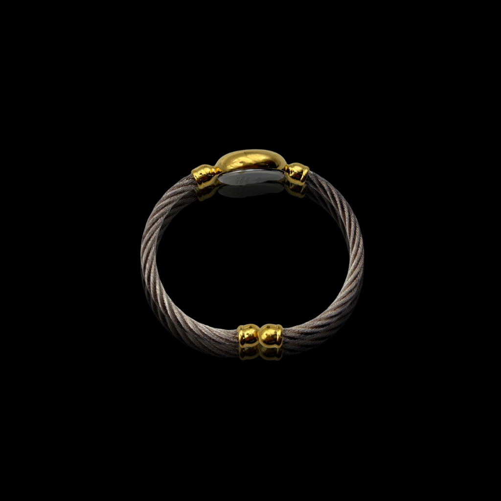 Vintage Anne Klein Two-tone Bangle