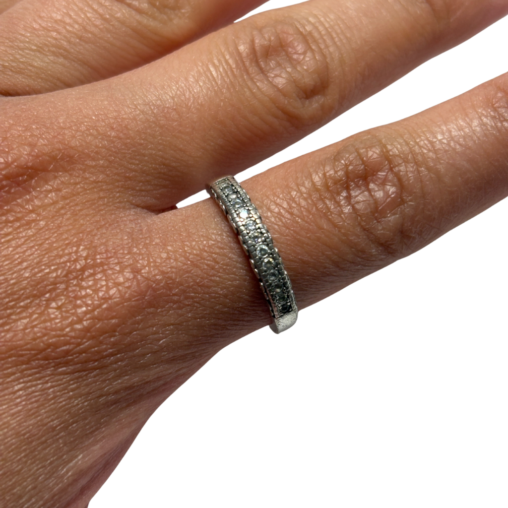 925 Cubic Zirconia Heart Ring