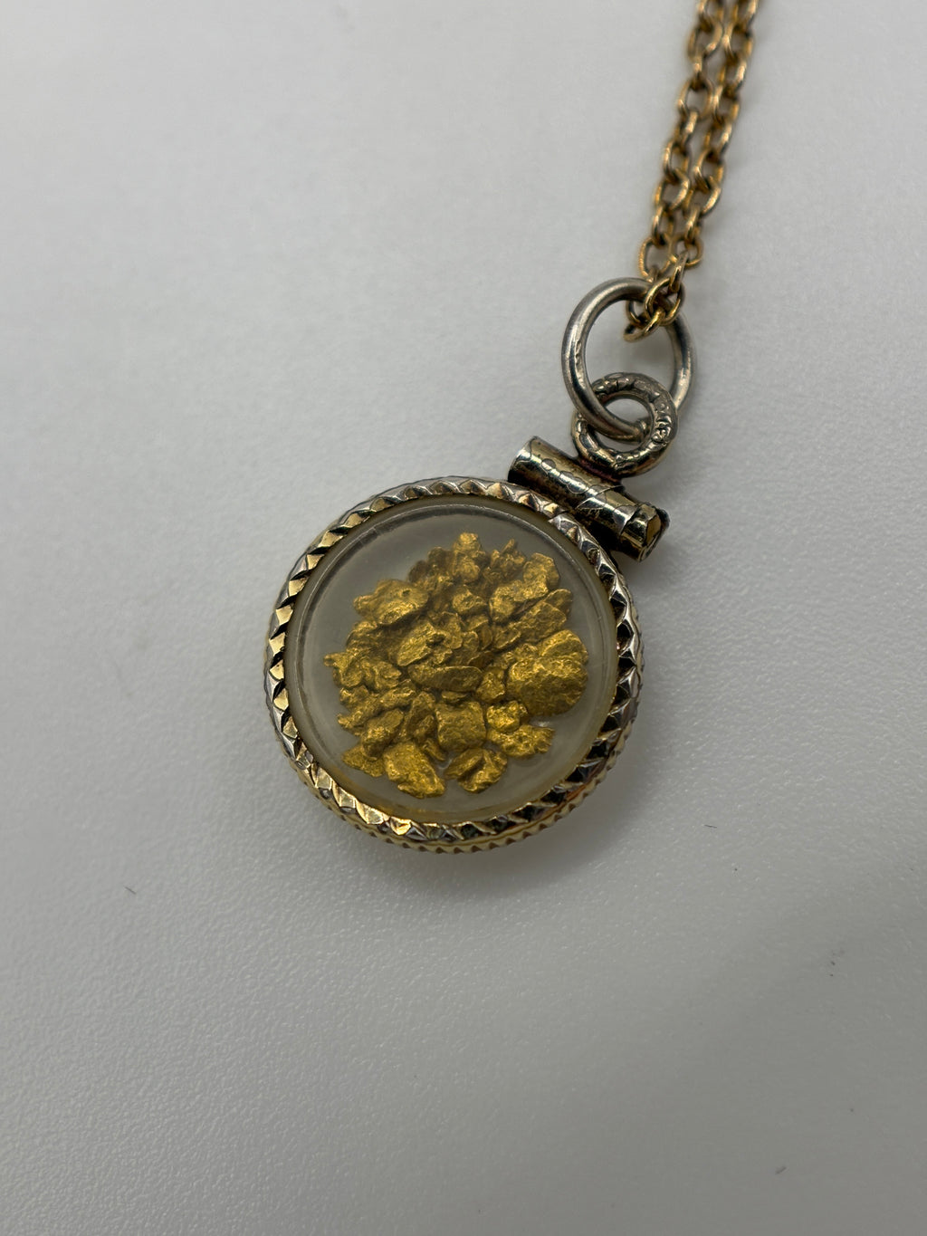 Collier Shaker en Or Laminé 22 carats Rare