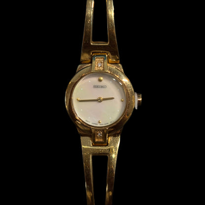 Seiko MOP Diamond Cocktail Watch