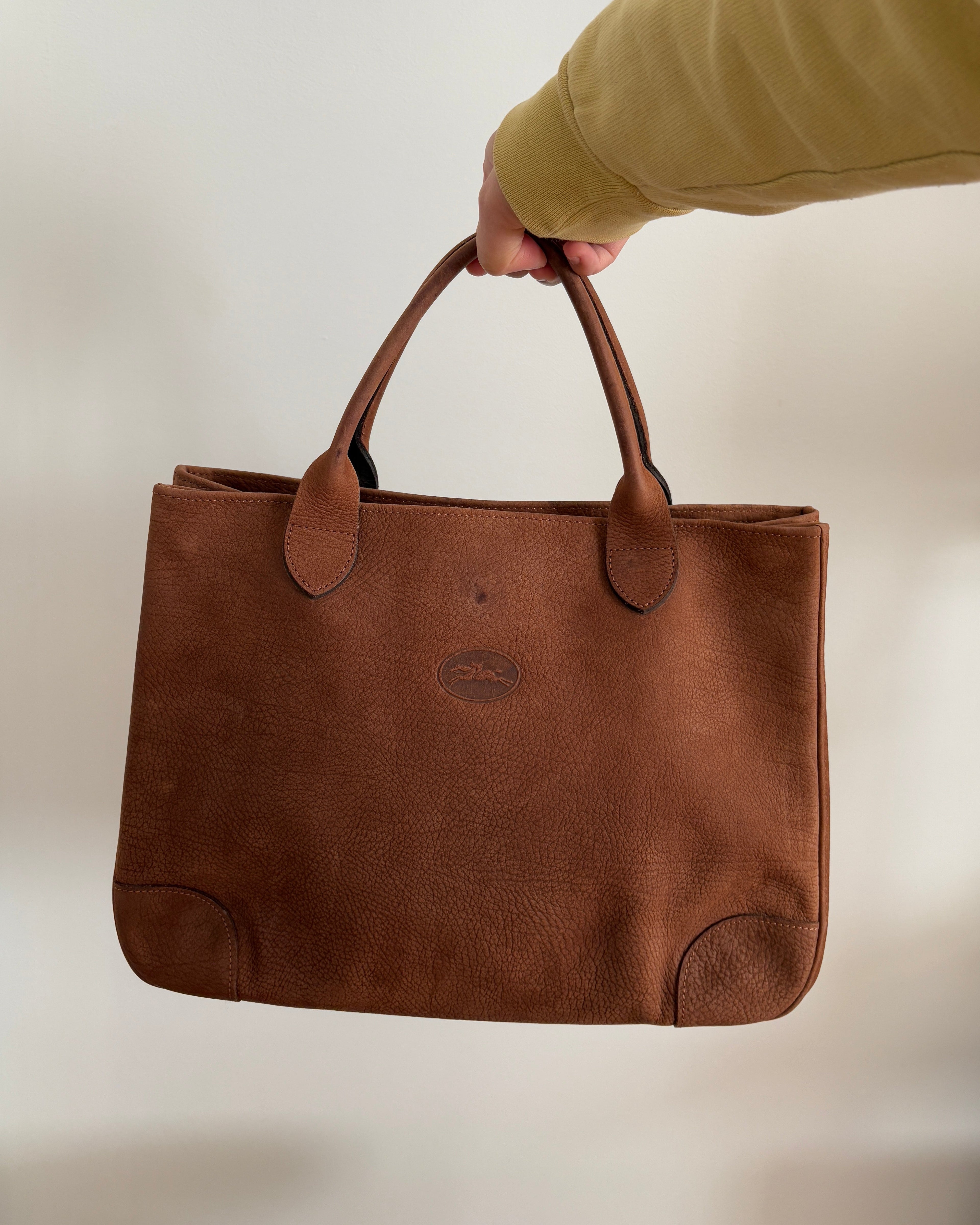 Longchamp Suede Legend Tote