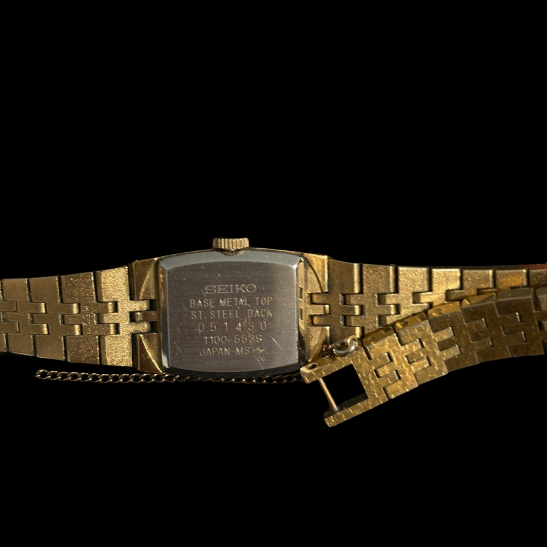 Vintage Gold Dainty Mechanical Seiko