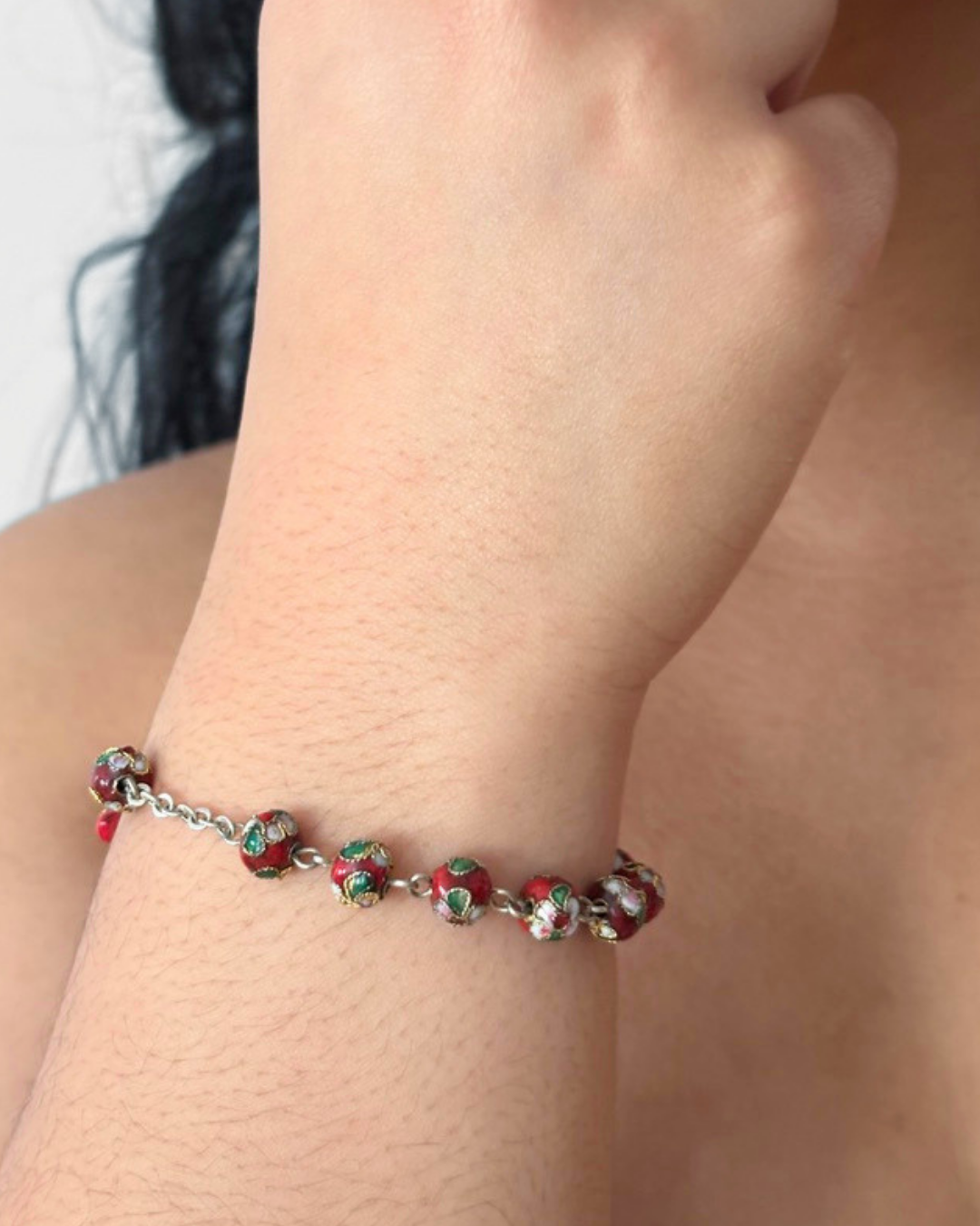 Vintage Cloisonne Bracelet