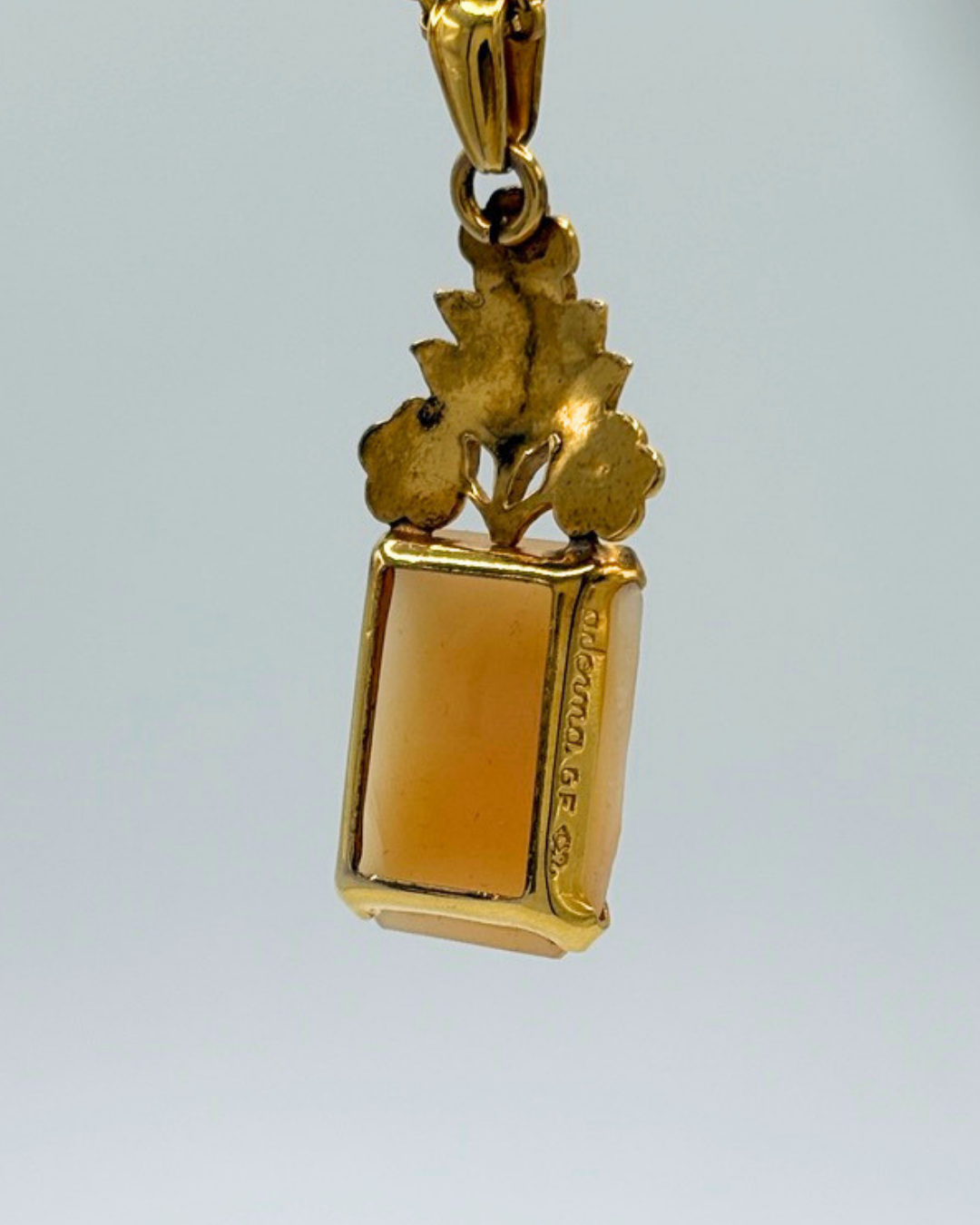 'Adorna' Gold Filled 7.8ct Cameo Necklace