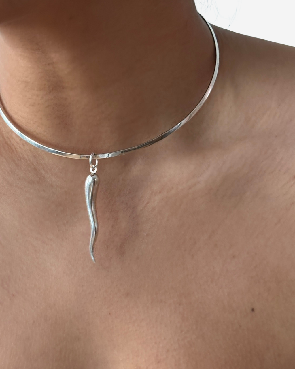 Sterling Silver Cornicello Pendant