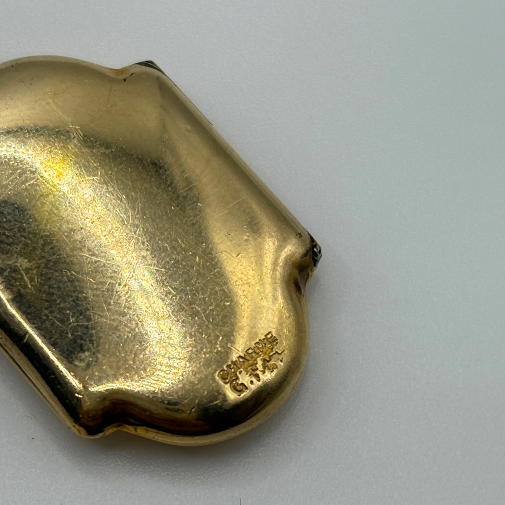 Gold Filled Locket Pendant & Necklace