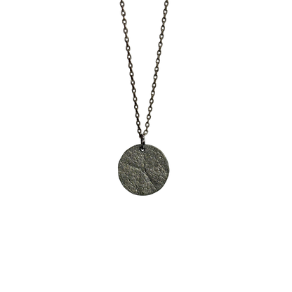 Silver Pewter Sand Dollar Necklace