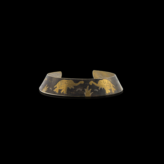 Brass Elephant Choker