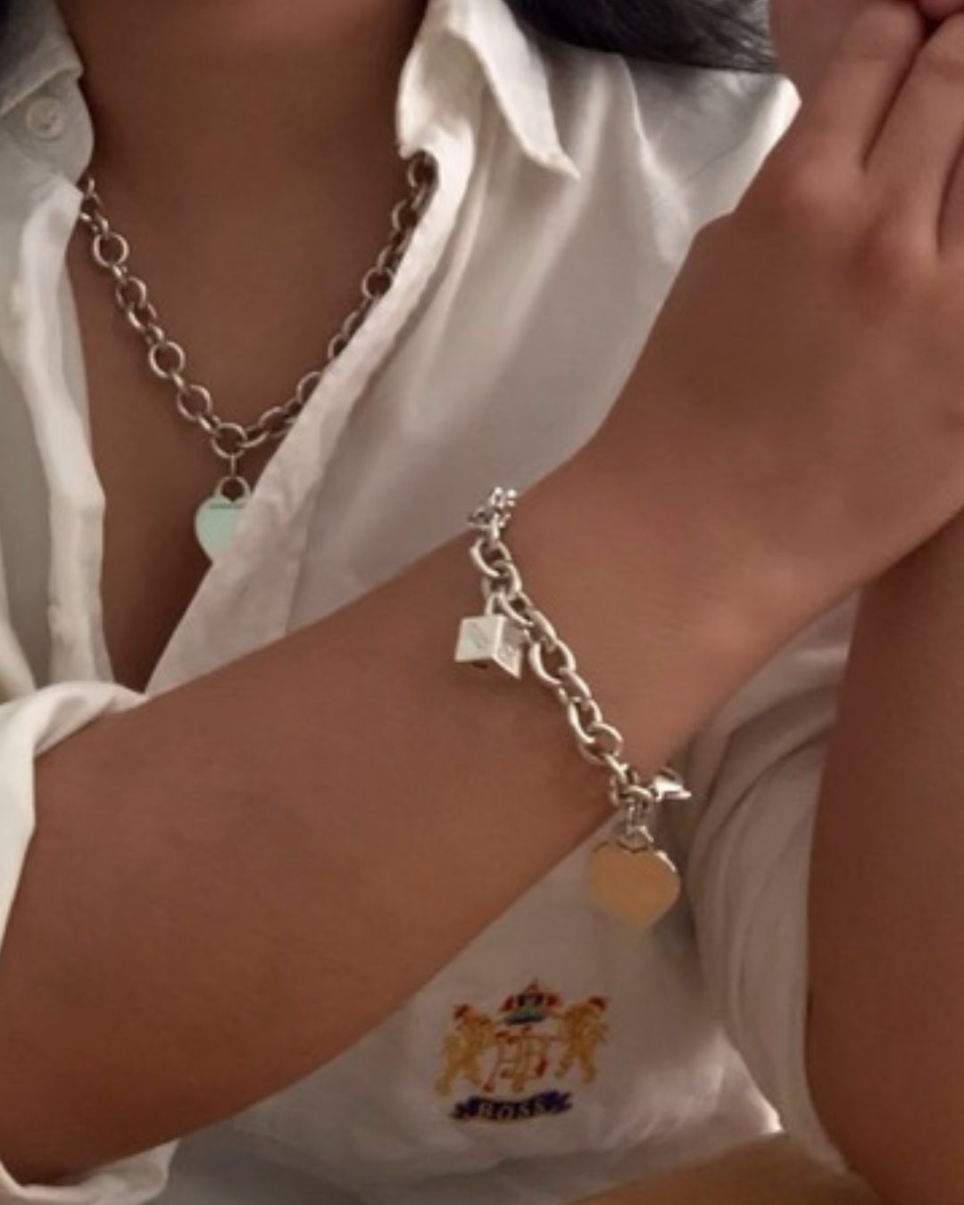 "Return to Tiffany's" Collection Sterling Rolo Bracelet