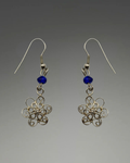 Sterling Filigree Floral Earrings