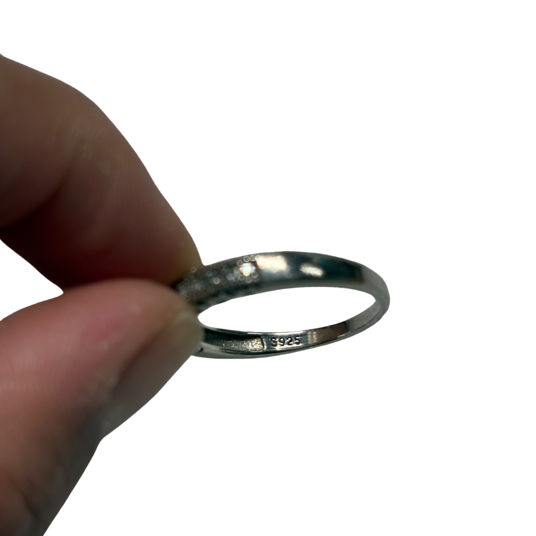 925 Cubic Zirconia Heart Ring