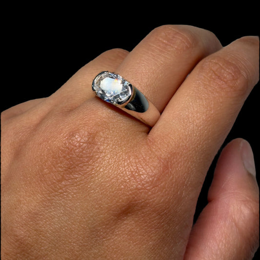925 East West CZ Ring