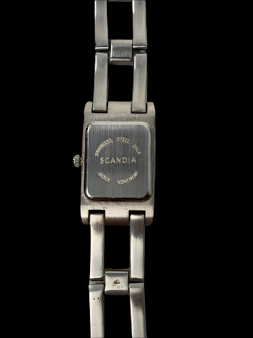 Scandia Tank Silver Watch