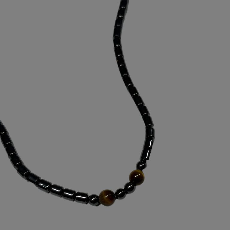 Marcasite & Tiger's Eye Necklace