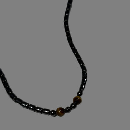 Marcasite & Tiger's Eye Necklace