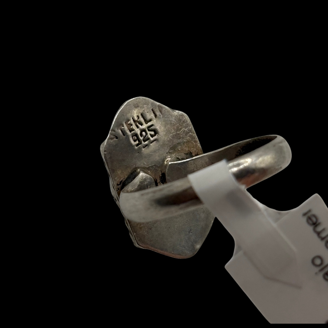 Sterling Navajo Turquoise Statement Ring