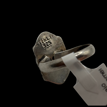 Sterling Navajo Turquoise Statement Ring