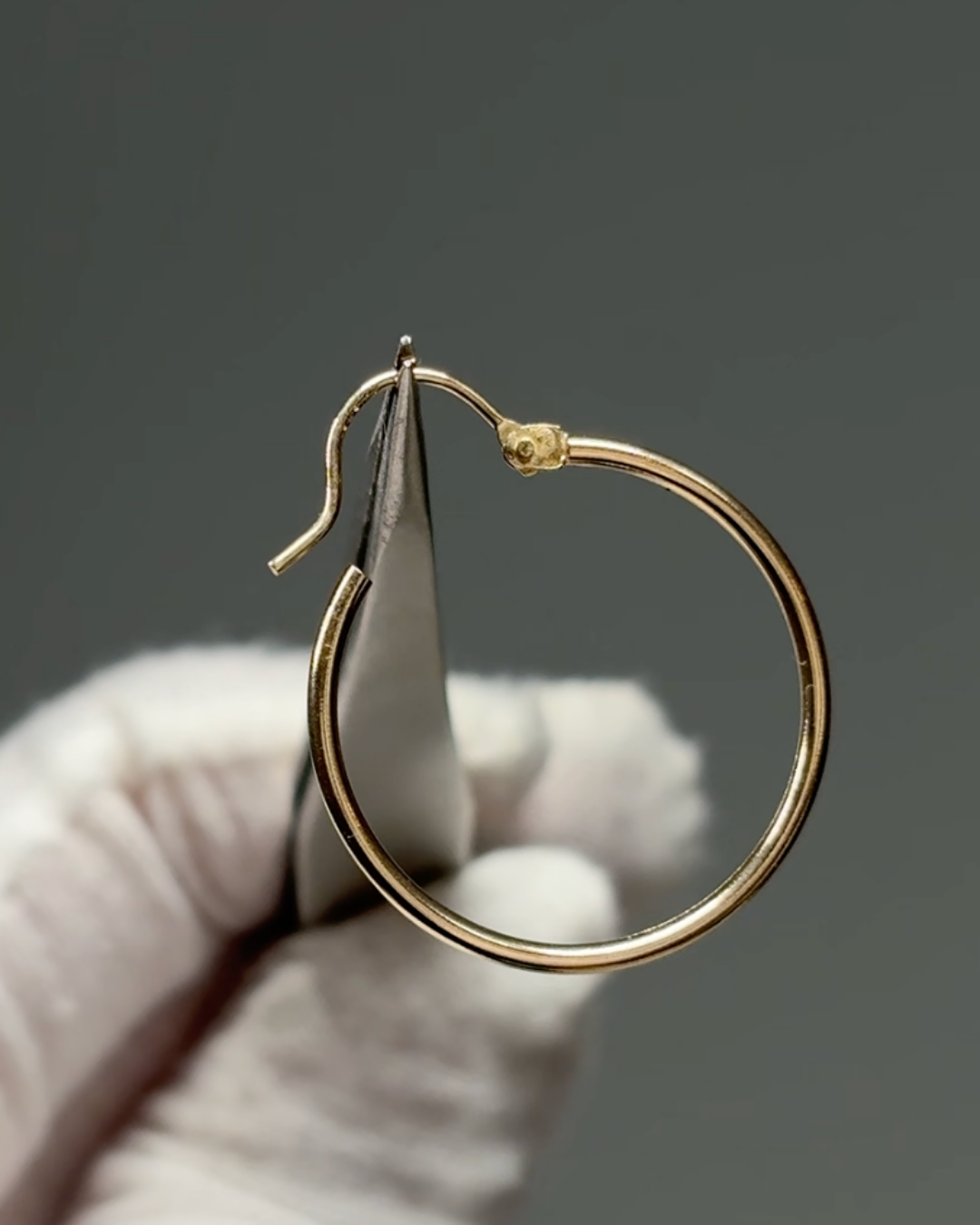 10KT 21mm Endless Closure Hoops