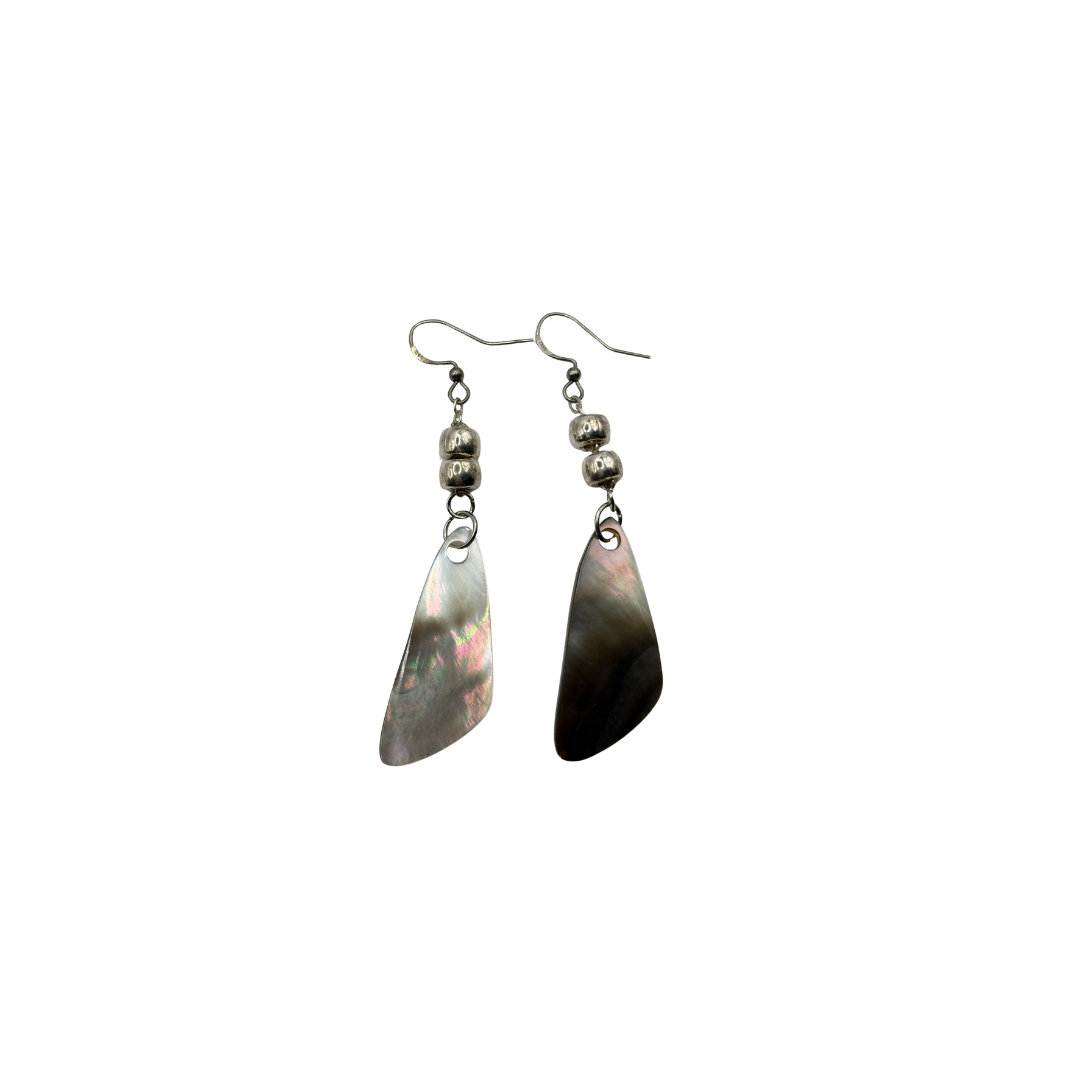 925 Abalone Shell Drop Earrings
